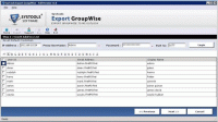 Export GroupWise Contacts to Outlook 2007 screenshot