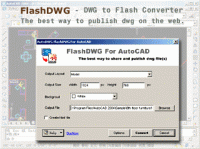 FlashDWG DWG Flash Converter 2011.09 screenshot