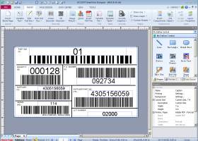 SmartVizor Variable Barcode Label Printing Software screenshot