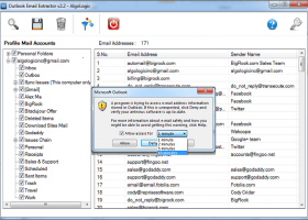 Outlook Email Extractor screenshot