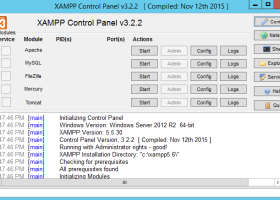 XAMPP screenshot