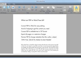 PDF to Word Free screenshot