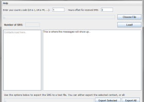 SMS Backup Reader screenshot