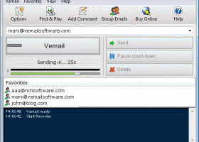 Vemail Voice Email Software for Windows screenshot