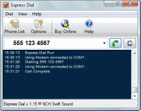 Express Dial Telephone Dialer screenshot