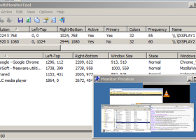 MultiMonitorTool 64-bit screenshot
