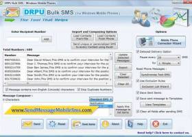 PC to SMS Software screenshot
