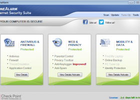ZoneAlarm Internet Security Suite 2016 screenshot