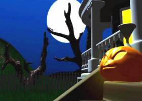 Dark Halloween Night 3D Screensaver screenshot