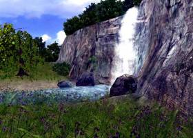 3D Living Waterfall Screensaver screenshot