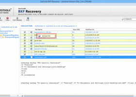 Backup Recovery Fix screenshot