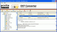 Transfer OST in PST screenshot
