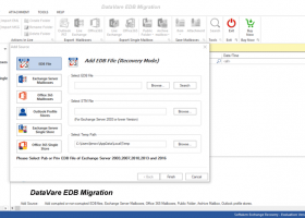 Datavare EDB Migration Tool screenshot
