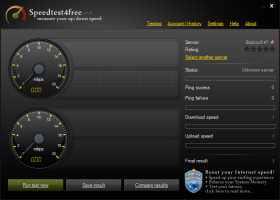 Speedtest4free screenshot