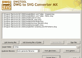 DWG to SVG Converter MX screenshot