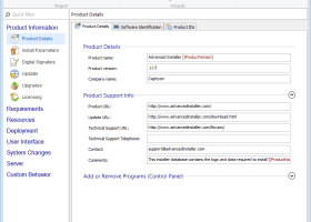Advanced Installer Professional screenshot