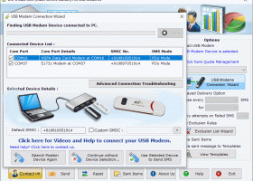 Bulk SMS Software for USB Modems screenshot