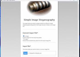 Simple Image Steganography screenshot