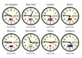 Sharp World Clock screenshot