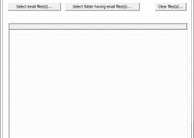 Bulk EML File Import screenshot