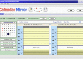CalendarMirror for Outlook screenshot