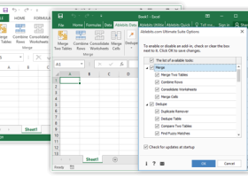 Ultimate Suite for Excel screenshot