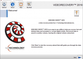 VIDEORECOVERY Standard for Windows screenshot