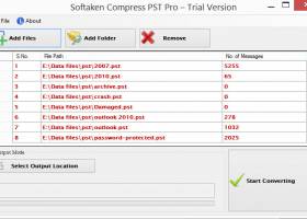 Compress PST Pro screenshot