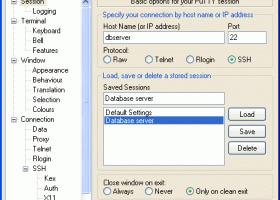 PuTTY screenshot