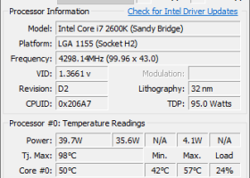 Core Temp 32bit screenshot