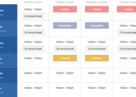 Express Schedule Plus Scheduling Software screenshot