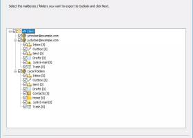 eM Client to Outlook Migration Tool screenshot