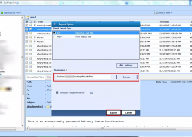 EML File to PDF Conversion screenshot