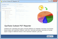 FREE Outlook PST Reporter screenshot
