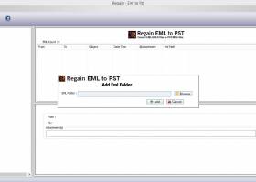 Regain EML to PST Converter screenshot
