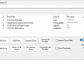 Network Drive Control screenshot