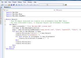 MailBee.NET IMAP screenshot