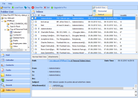 View PST File screenshot