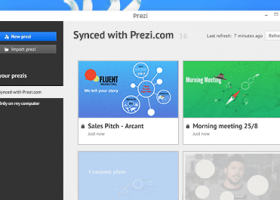 Prezi Desktop screenshot