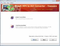 Boxoft MP4 to AVI Freeware screenshot