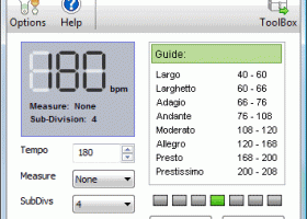 TempoPerfect Computer Metronome screenshot