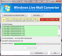 Windows EML to Outlook 2010 screenshot