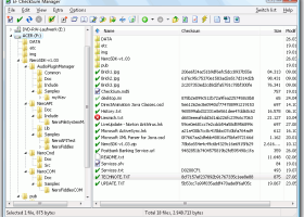 Portable EF CheckSum Manager screenshot