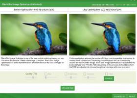 Black Bird Image Optimizer screenshot