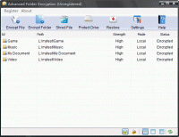 Advanced Folder Encryption screenshot