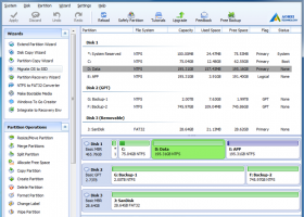 AOMEI Partition Assistant Standard Edition screenshot