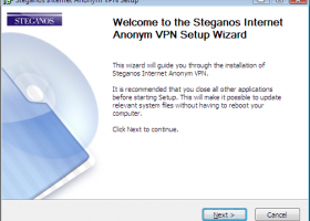 Steganos Internet Anonym VPN screenshot