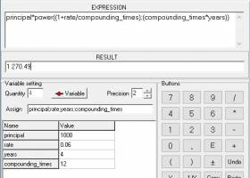 Multipurpose calculator - MultiplexCalc screenshot
