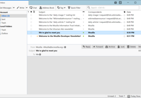 Thunderbird screenshot