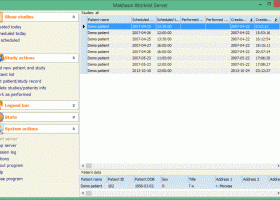 Makhaon Worklist Server screenshot